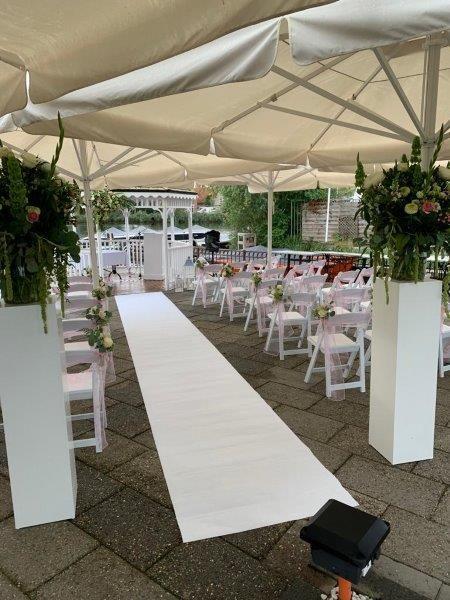 Bruiloft Erwin & Anita: bruiloftstyling en bloemen door Je Grote Dag bij De Theetuin Ridderkerk – foto 7