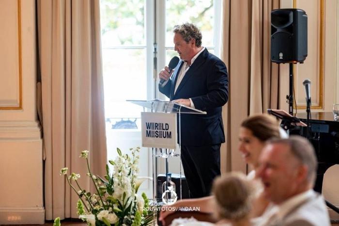 Bruiloft Jan Paul en Ralitsa: bruiloftstyling en bloemen door Je Grote Dag bij Wereldmuseum Rotterdam en Sociëteit aan de Maas – foto 16