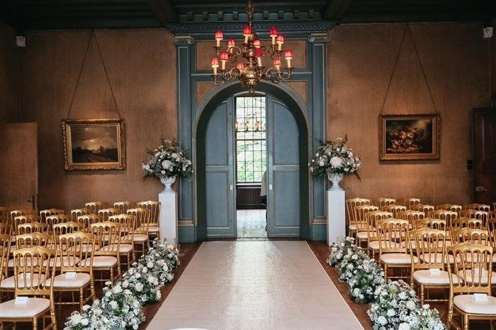 Bruiloft Marieke & Edward: bruiloftstyling en bloemen door Je Grote Dag bij Kasteel De Wittenburg – foto 2