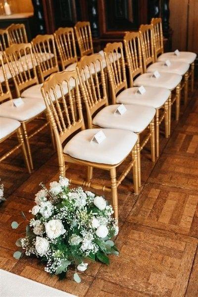 Bruiloft Marieke & Edward: bruiloftstyling en bloemen door Je Grote Dag bij Kasteel De Wittenburg – foto 6