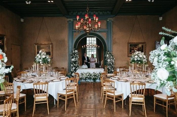 Bruiloft Marieke & Edward: bruiloftstyling en bloemen door Je Grote Dag bij Kasteel De Wittenburg – foto 8