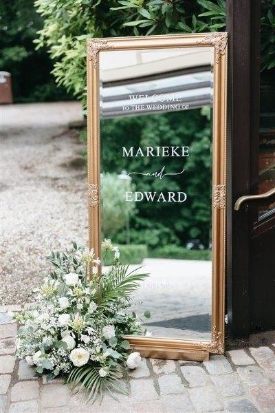 Bruiloft Marieke & Edward: bruiloftstyling en bloemen door Je Grote Dag bij Kasteel De Wittenburg – foto 16