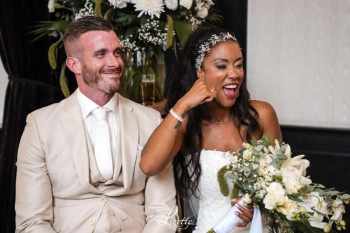 Bruiloft Robbie & Stephanie: bruiloftstyling en bloemen door Je Grote Dag bij Landgoed te Werve Rijswijk – foto 5