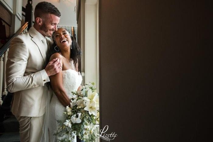 Bruiloft Robbie & Stephanie: bruiloftstyling en bloemen door Je Grote Dag bij Landgoed te Werve Rijswijk – foto 12