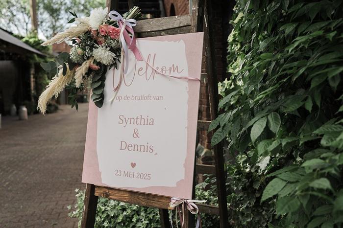 Bruiloft Dennis en Synthia: bruiloftstyling en bloemen door Je Grote Dag bij Non Burgersdijk – foto 20