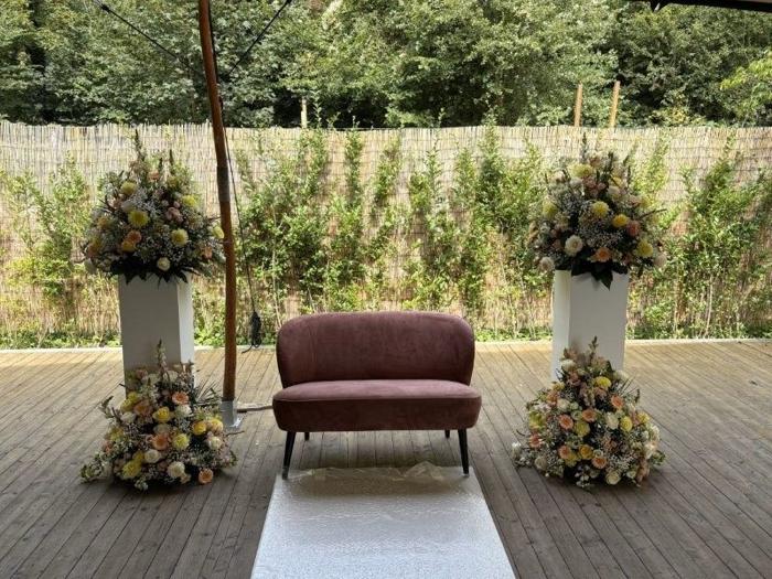 Bruiloft Frank en Jasmin: bruiloftstyling en bloemen door Je Grote Dag bij Villa Ockenburgh – foto 2
