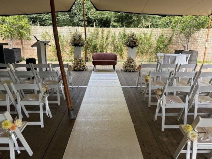 Bruiloft Frank en Jasmin: bruiloftstyling en bloemen door Je Grote Dag bij Villa Ockenburgh – foto 6