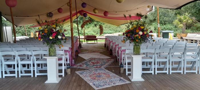Bruiloft Henny en Michelle: bruiloftstyling en bloemen door Je Grote Dag bij Villa Ockenburg – foto 14