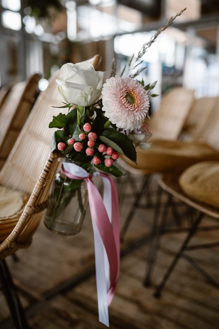 Bruiloft Nick en Melissa: bruiloftstyling en bloemen door Je Grote Dag bij Brasserie Buitenhuis te Valkenburg – foto 6