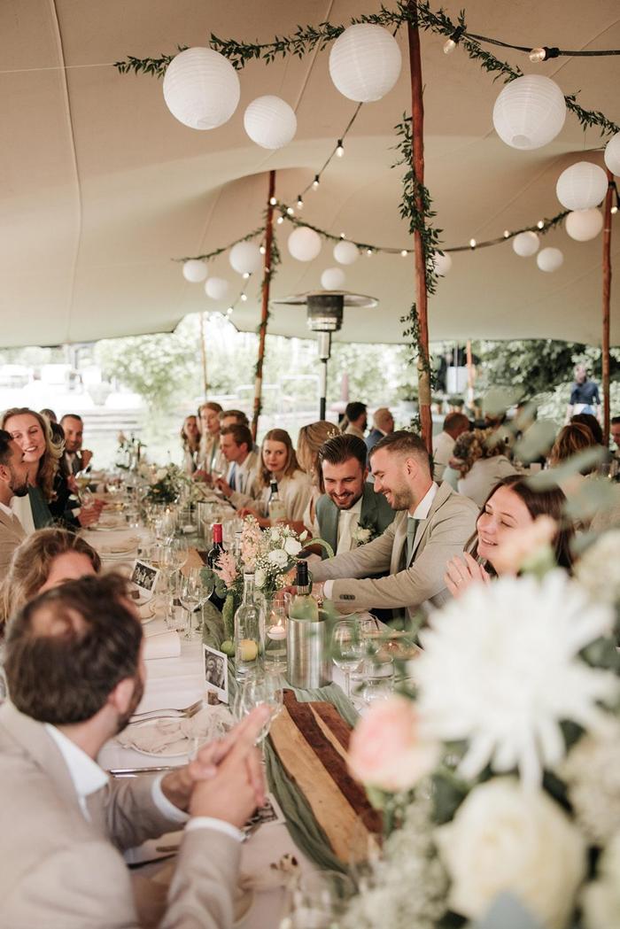 Bruiloft Ruud & Elles: bruiloftstyling en bloemen door Je Grote Dag bij Villa Ockenburgh – foto 8