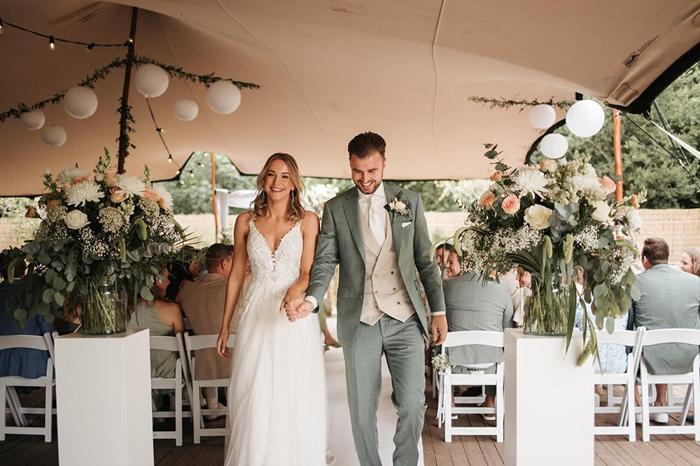 Bruiloft Ruud & Elles: bruiloftstyling en bloemen door Je Grote Dag bij Villa Ockenburgh – foto 15