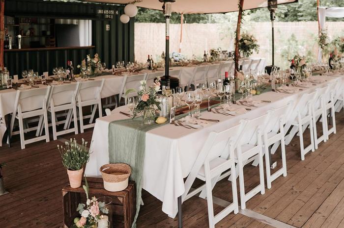 Bruiloft Ruud & Elles: bruiloftstyling en bloemen door Je Grote Dag bij Villa Ockenburgh – foto 17