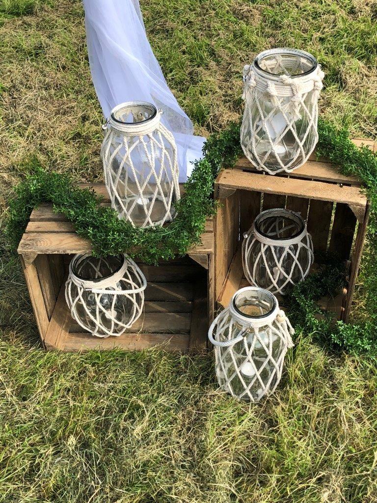 Windlicht set Ibiza huren bij Je Grote Dag