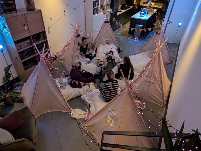 Tipi sleepover pakket huren bij Je Grote Dag – foto 4