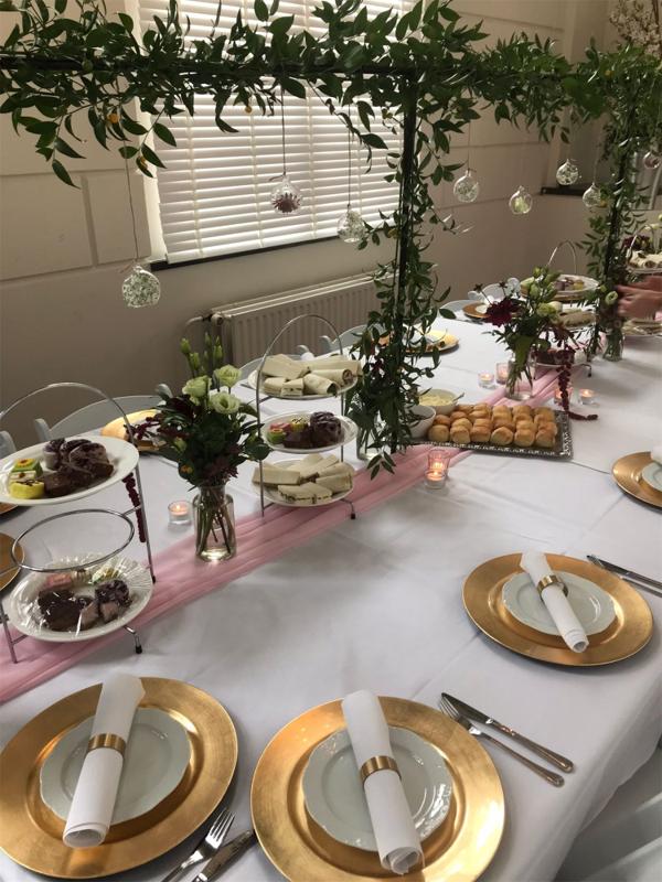 Gouden onderborden incl. servetring